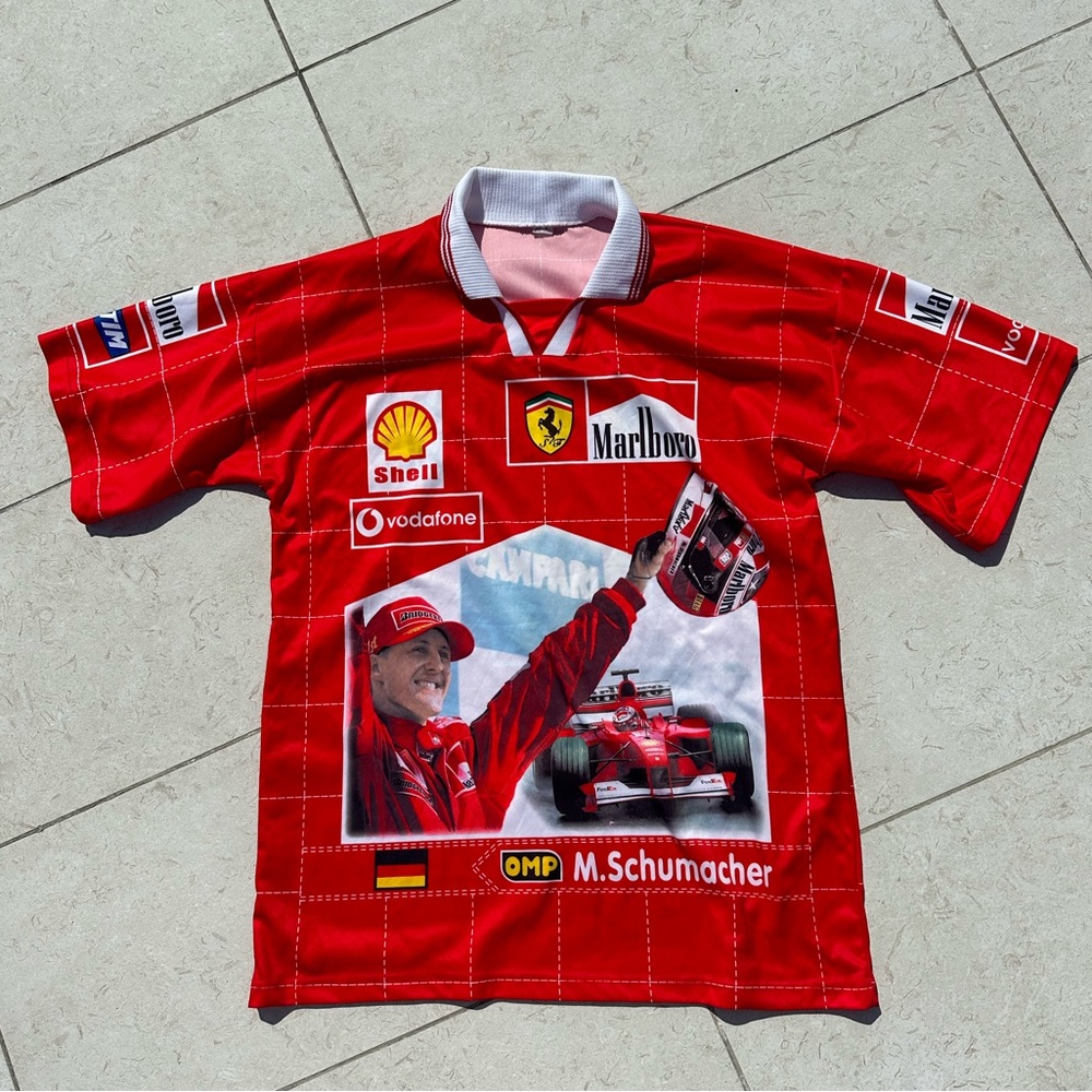 F1 Marlboro Vintage Racing Schumacher T-shirt Jersey XL